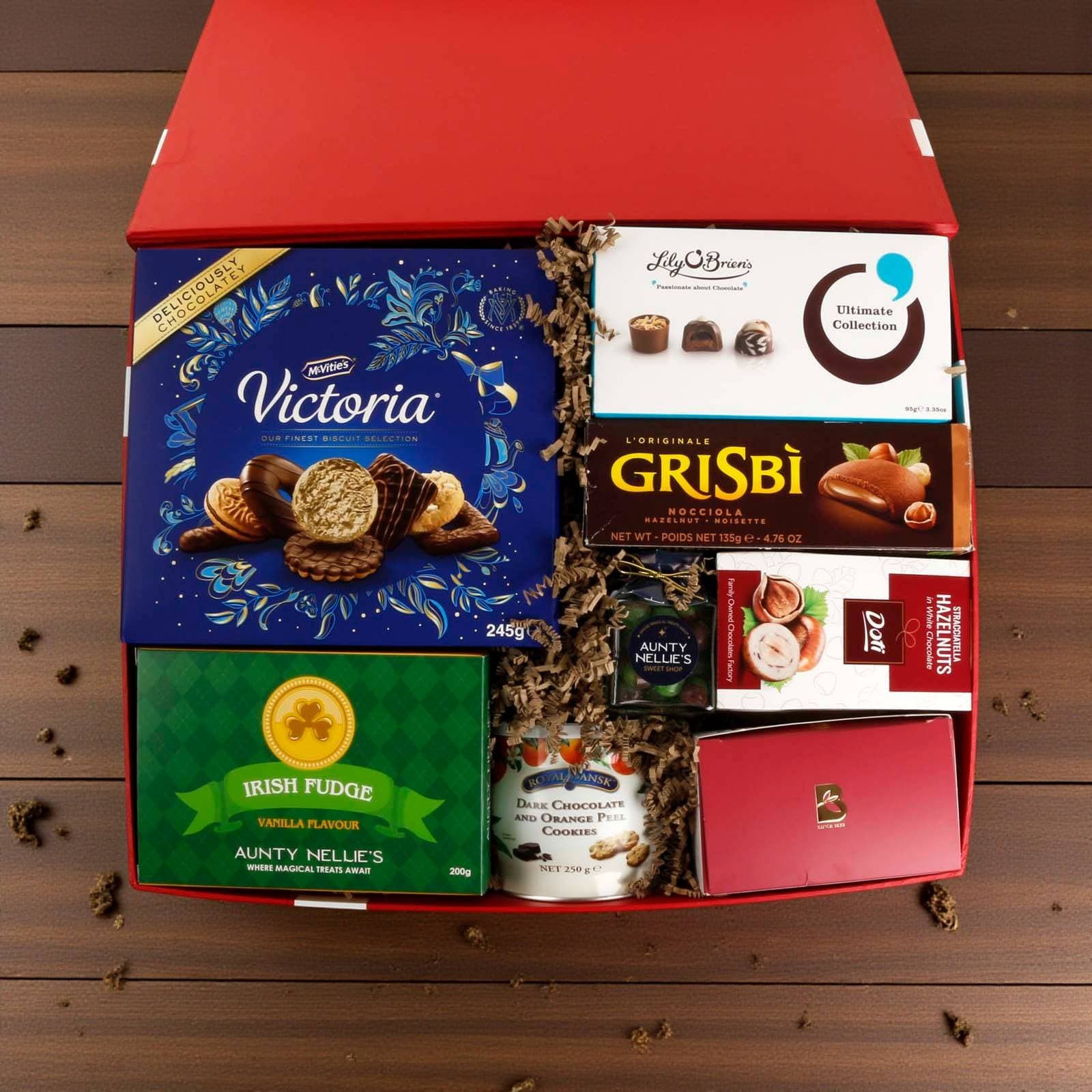 Hamper packed from above
